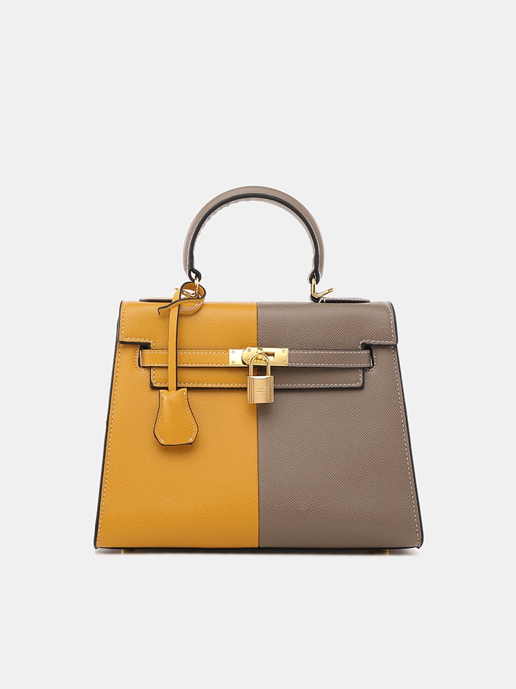 Fashion classic palm print color-block Kelly bag handbag shoulder bag