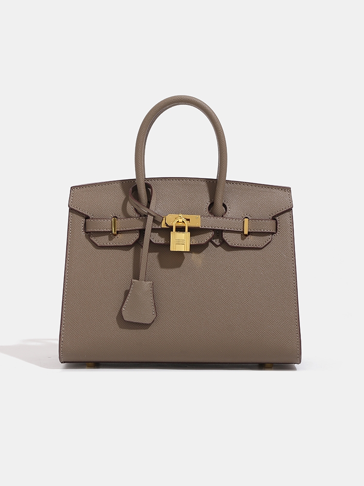 Hermès Classic Kelly Bag with Palm Print in Platinum