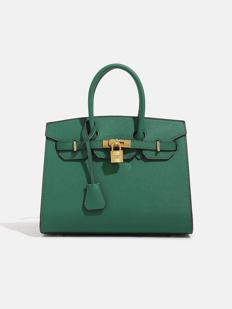 Hermès Classic Kelly Bag with Palm Print in Platinum