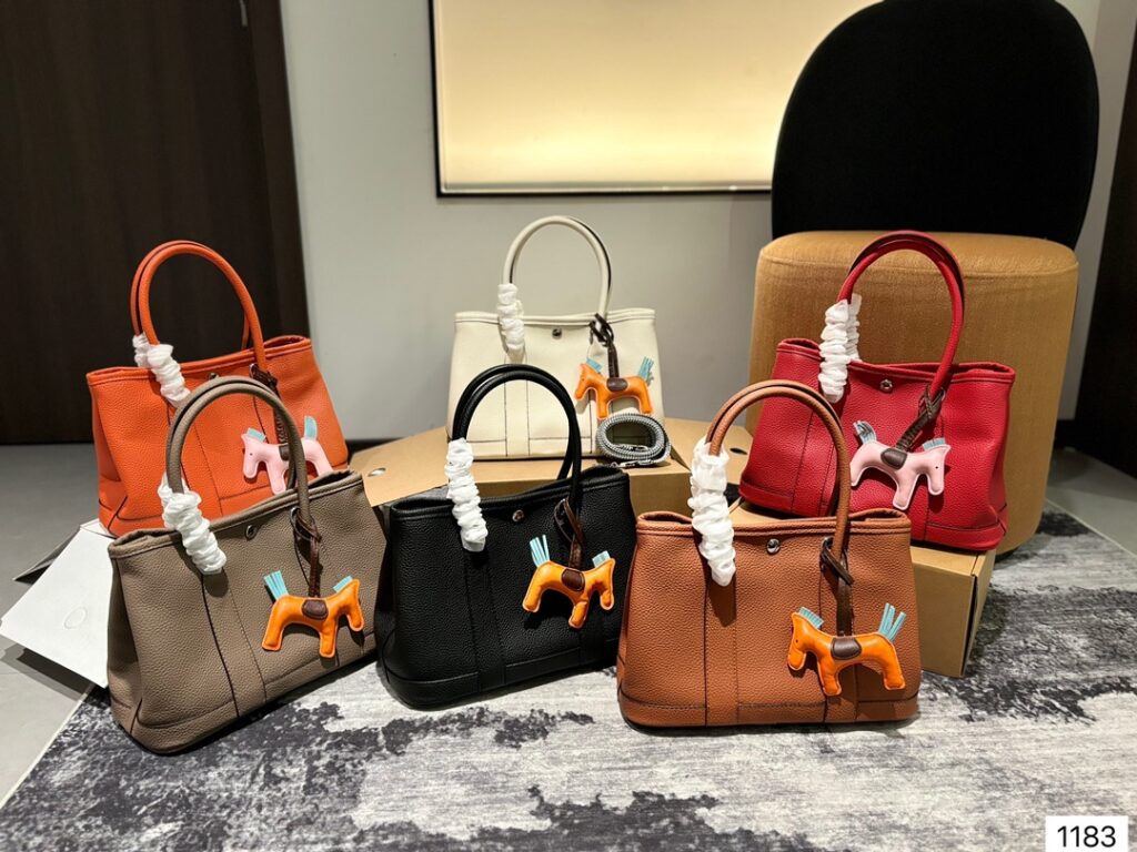 Dimensions: 30.21 cm  Hermès Garden Party Tote Bag