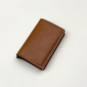 Card wallet with multiple card slots, large capacity, small and portable, anti-demagnetization, anti-theft, for men