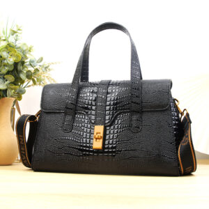 Women's Crocodile Pattern Handheld Women's Bag, Elegant Commuting Women's Bag, Exquisite High end Crossbody Bag