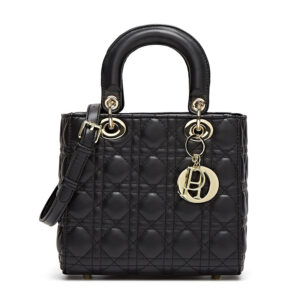 戴妃包轻奢经典小香风菱格绣线手提包洋气百搭单肩斜挎包女