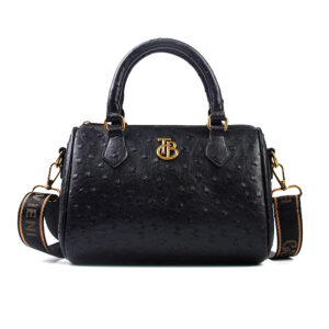 Female European and American retro Boston pillow bag with a high-end feel, simple and casual, portable and crossbody bag, mini